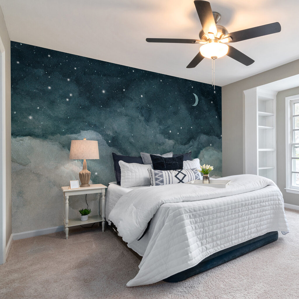 Maan boven een wolkenbed — interieur 2