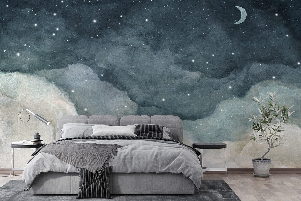 Maan boven een wolkenbed — interieur 4
