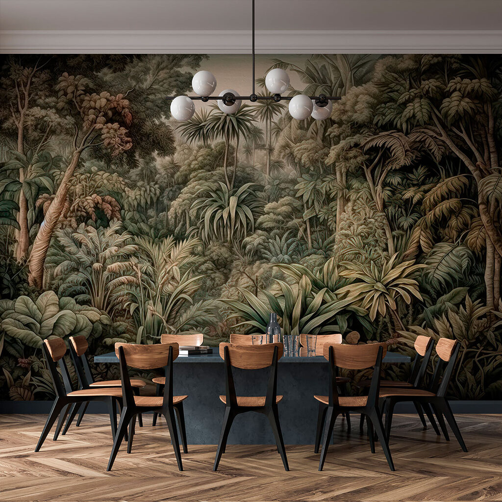 Schilderij van een bos — interieur 5