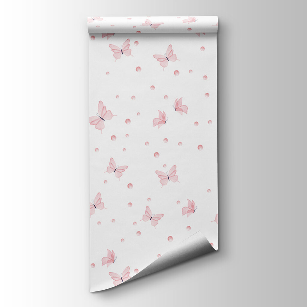 Roze vlinders als confetti — productweergave