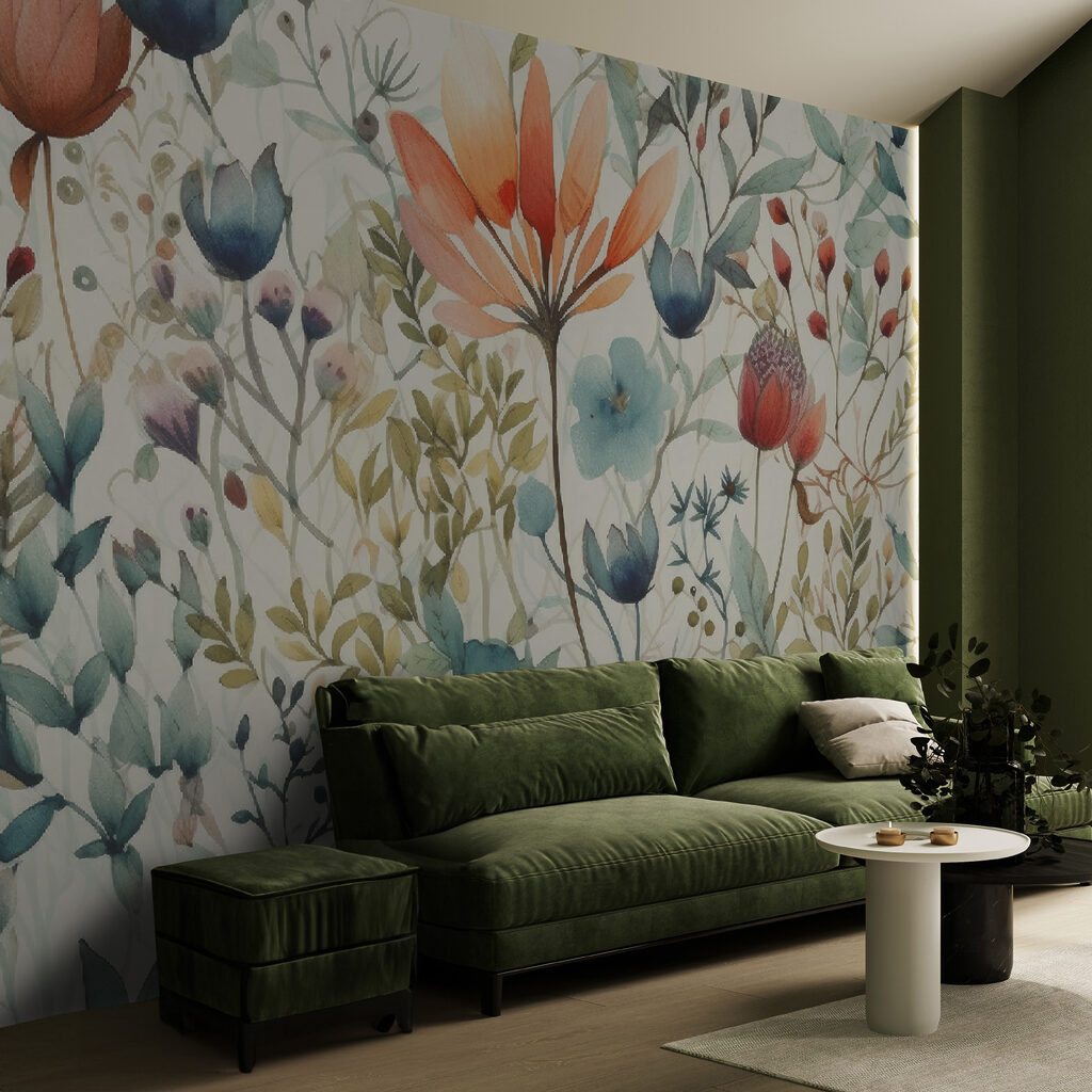 Tuin vol losse bloeivormen — interieur 2