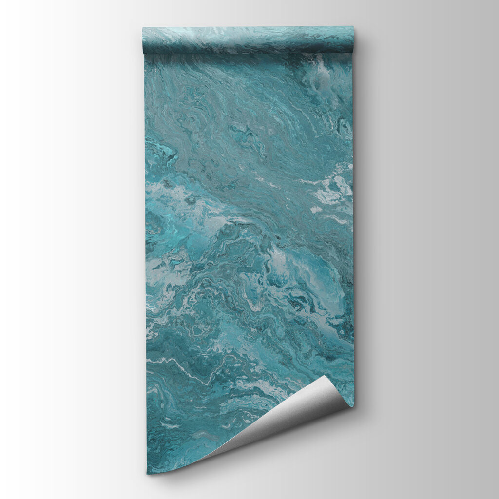Turquoise steenbanden in golven — productweergave