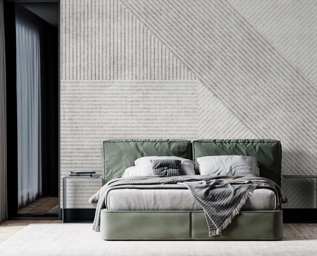 Fijn vlechtwerk, schuine strook — interieur 2