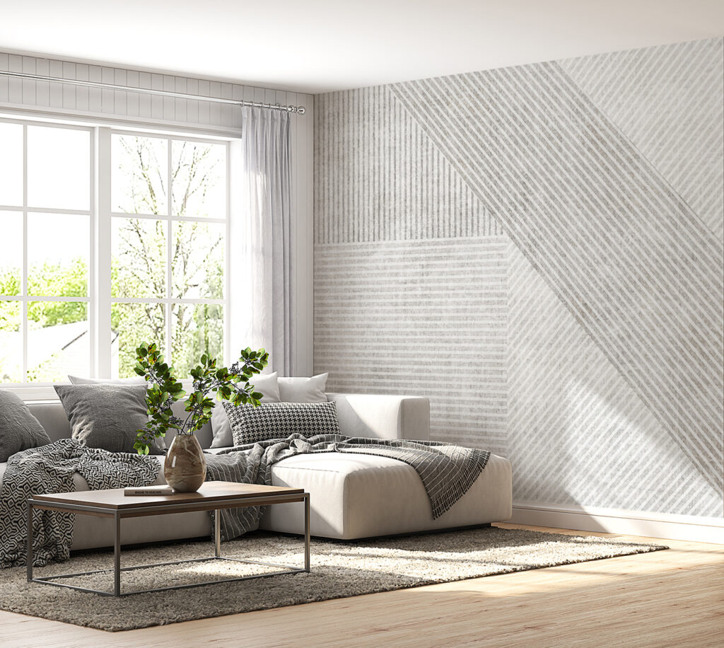 Fijn vlechtwerk, schuine strook — interieur 3