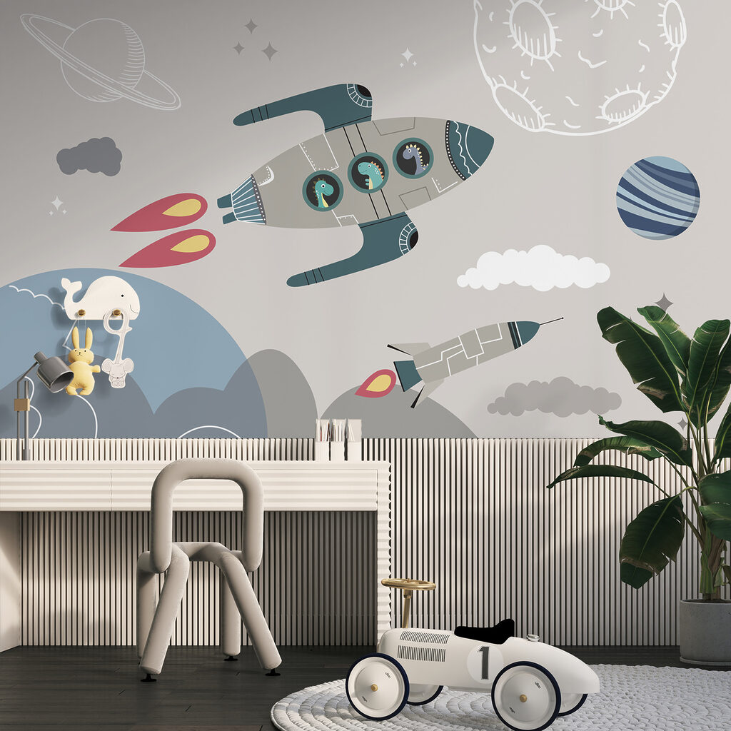 Raketjes tussen sterren, planeten — interieur 3