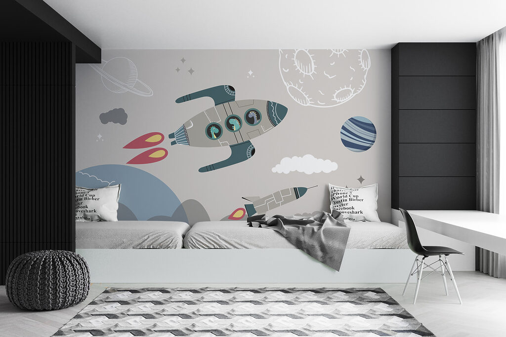 Raketjes tussen sterren, planeten — interieur 4