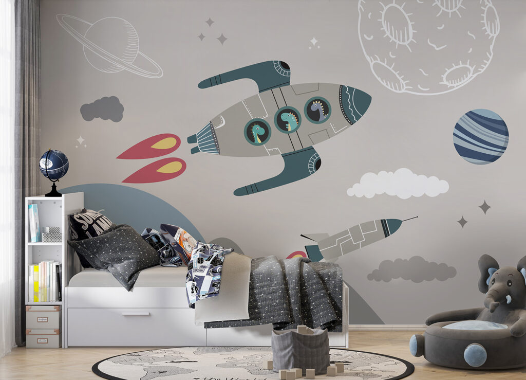 Raketjes tussen sterren, planeten — interieur 2