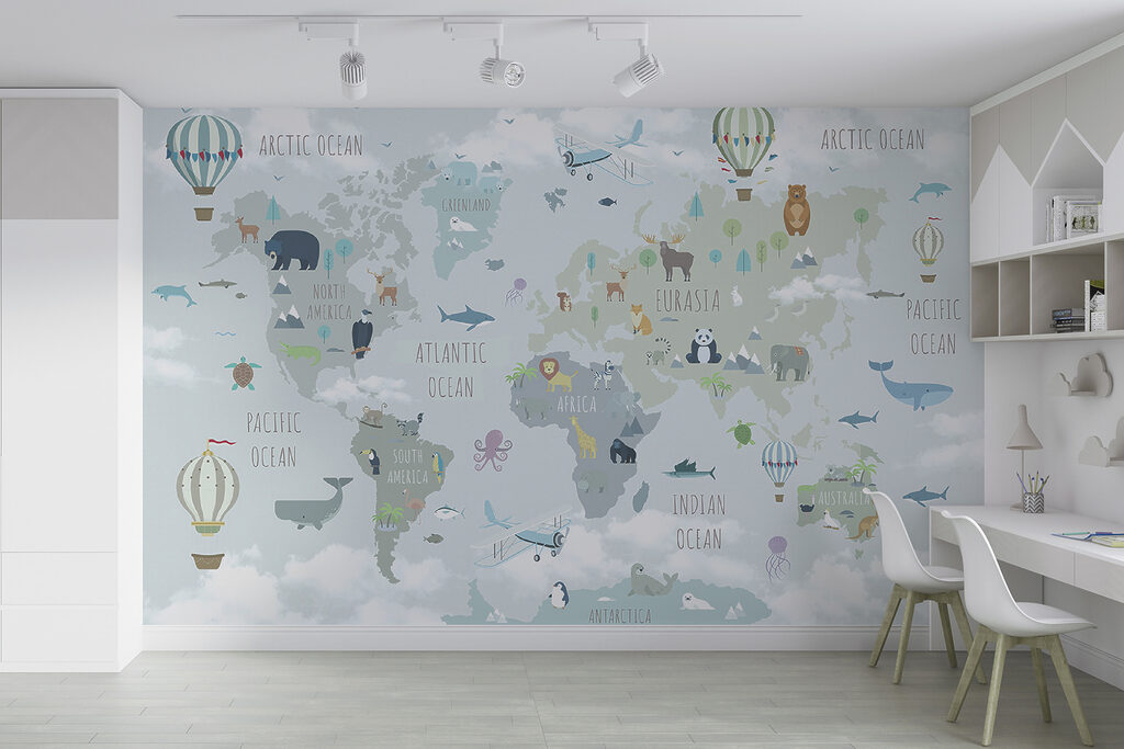 Dierenkaart met luchtballonnen — interieur 5