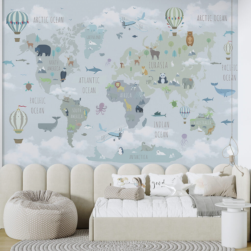 Dierenkaart met luchtballonnen — interieur 6
