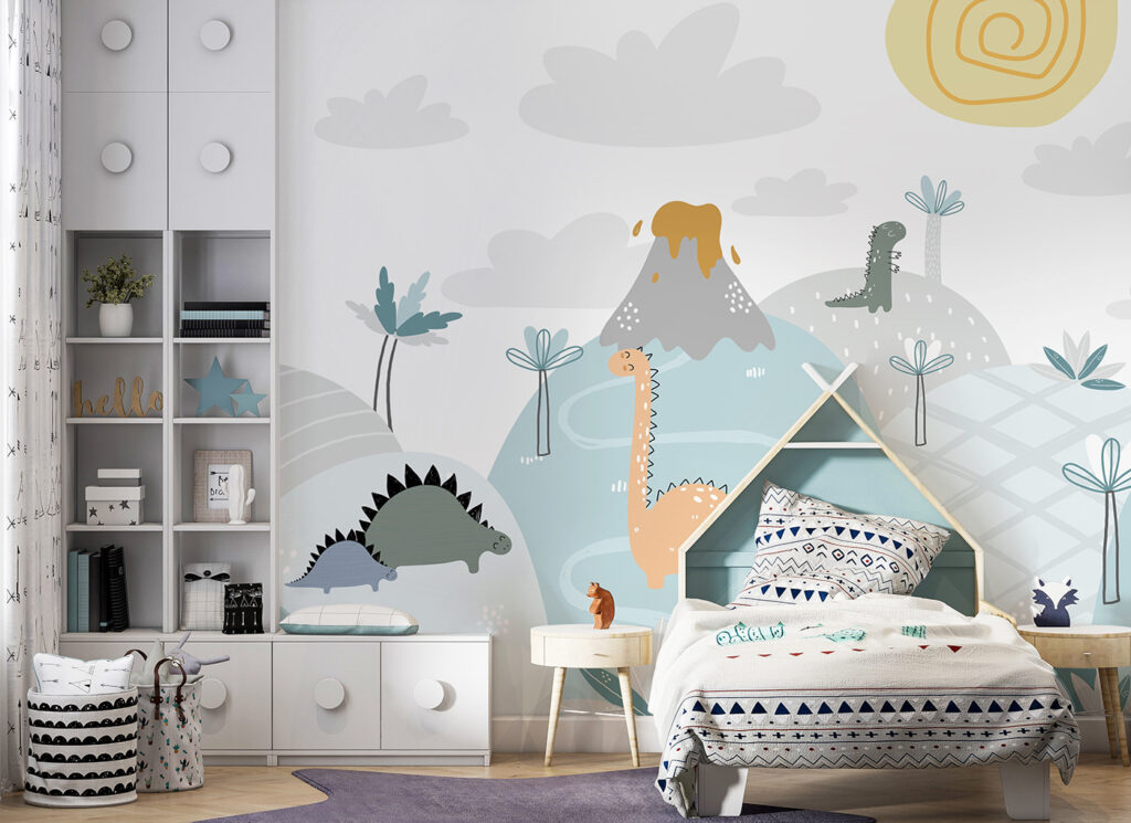 Dinosaurussen tussen pastelvulkanen — interieur 2
