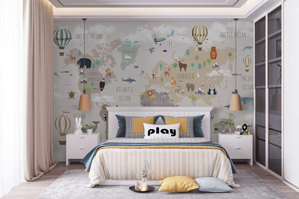 Dierenkaart met luchtballonnen — interieur 8