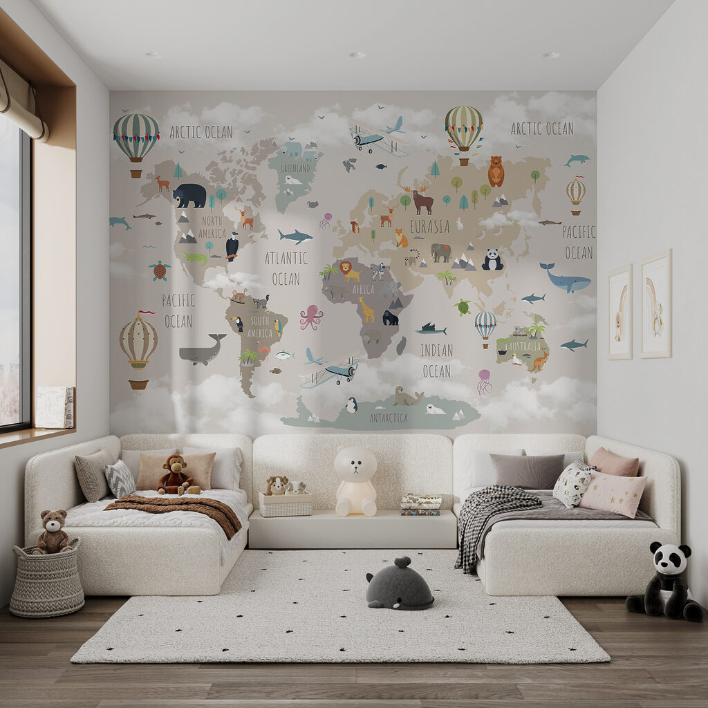 Dierenkaart met luchtballonnen — interieur 7