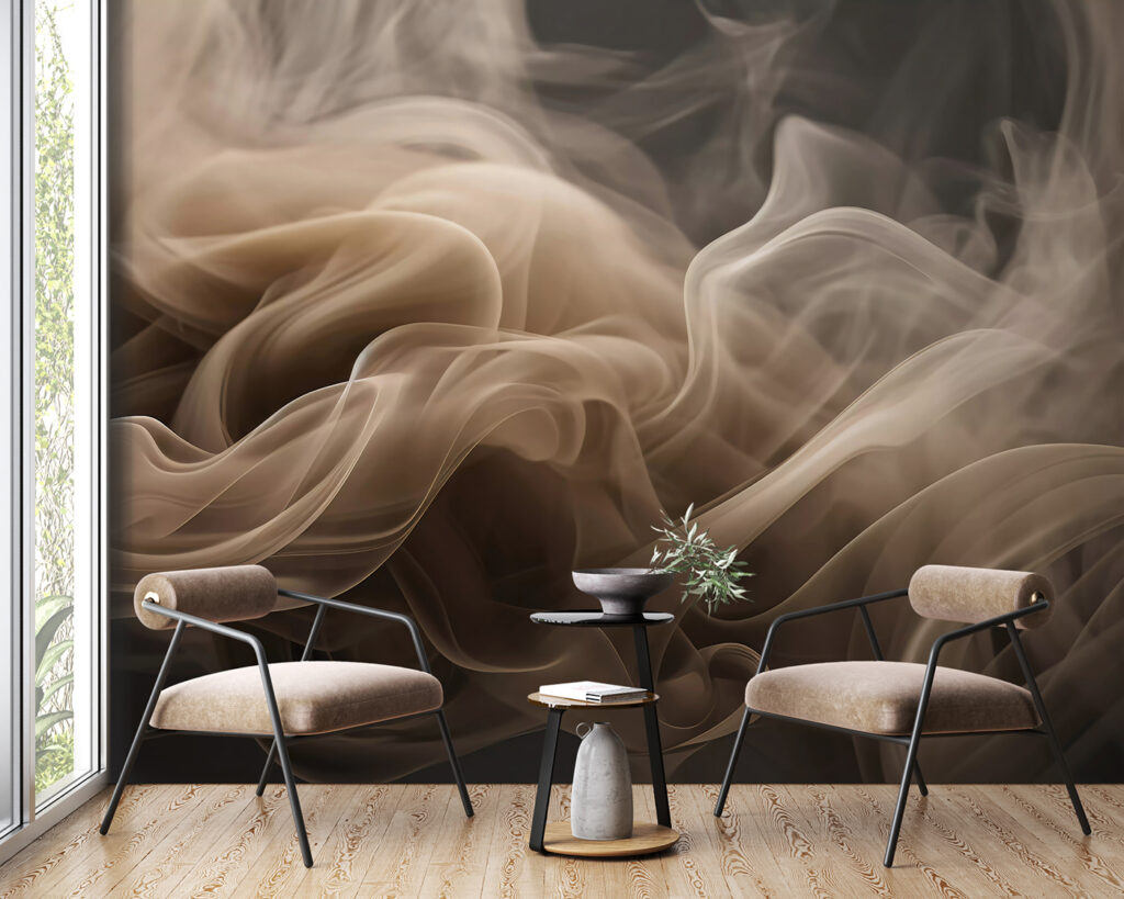 Vloeiende slierten van zachte, gedempte tinten — interieur 4
