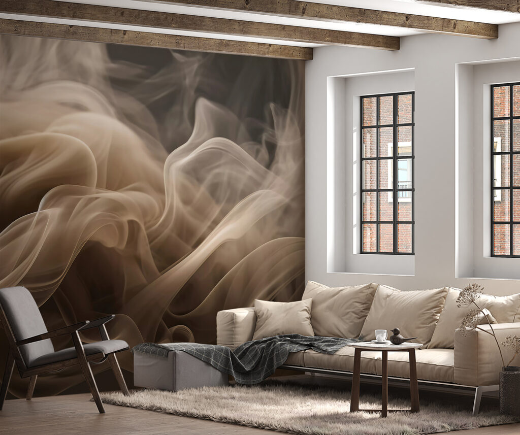 Vloeiende slierten van zachte, gedempte tinten — interieur 5