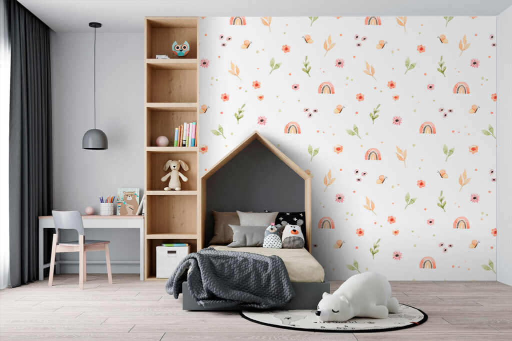 Kleine regenbogen tussen bloemstipjes — interieur 2