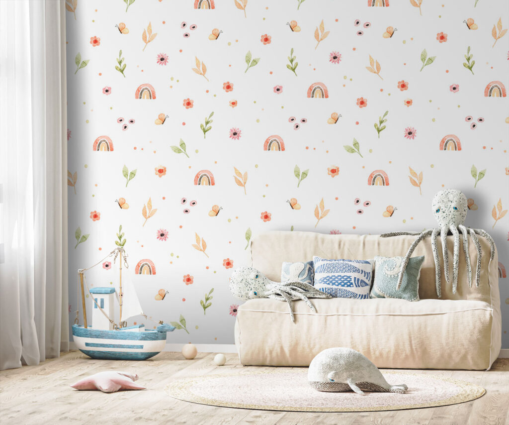 Kleine regenbogen tussen bloemstipjes — interieur 3