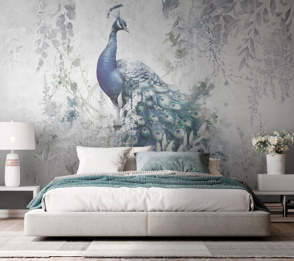 Pauw in grijze nevel — interieur 4