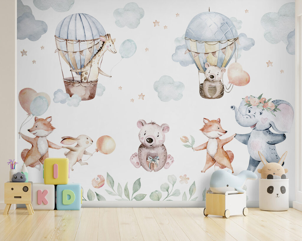 Set van aquareldieren — interieur 2