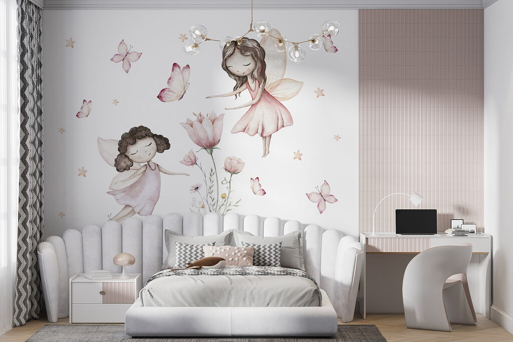 Twee elfjes tussen bloemen — interieur 6