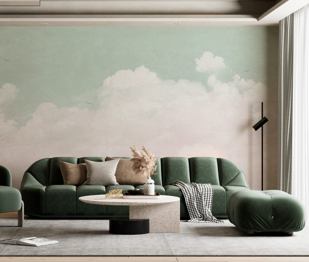 Een witte wolk in de lucht — interieur 1