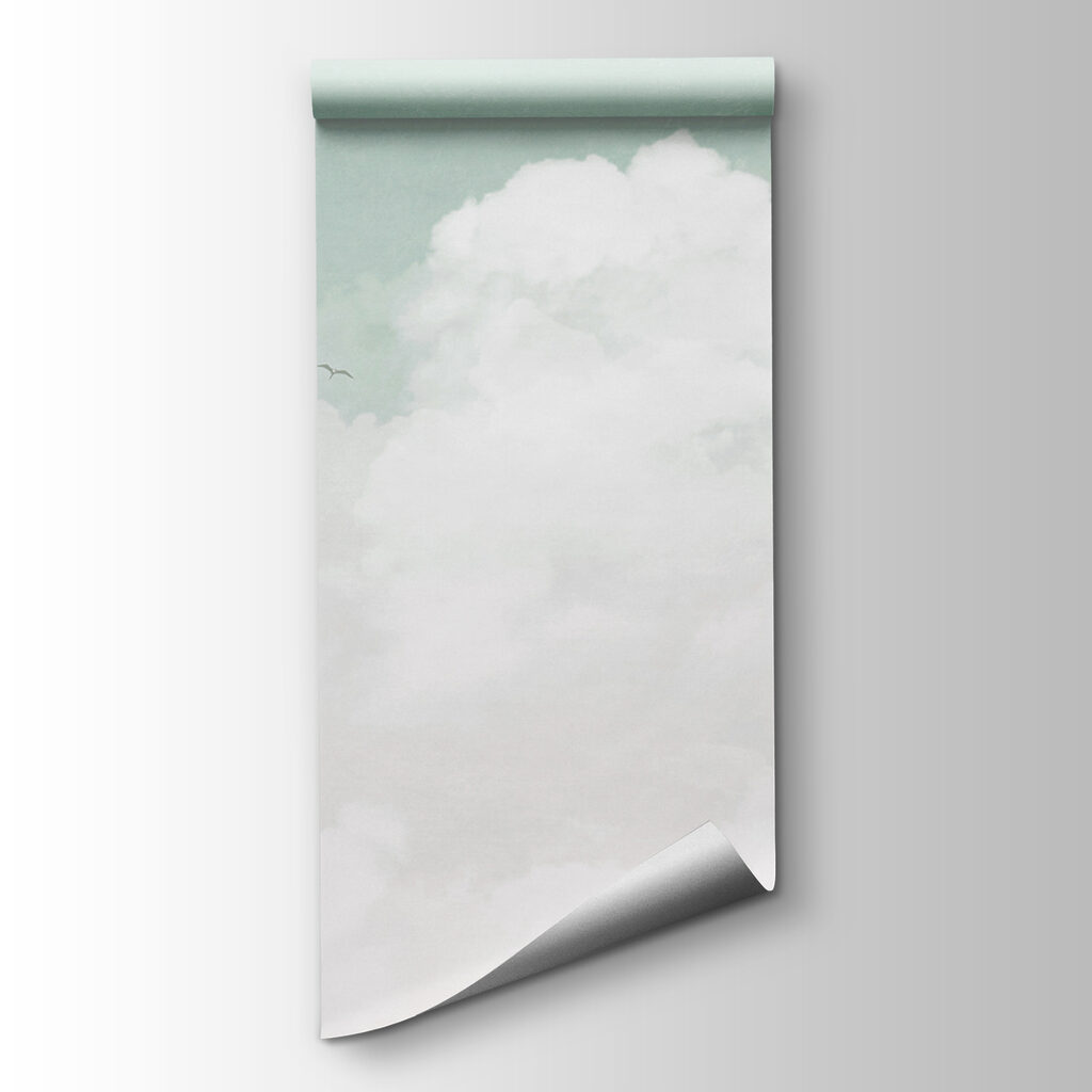 Een witte wolk in de lucht — productweergave