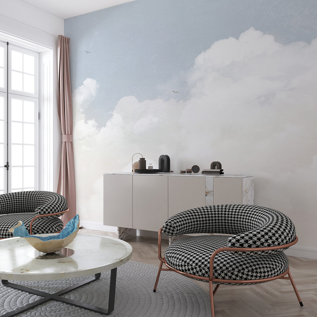 Een blauwe lucht met wolken — interieur 2