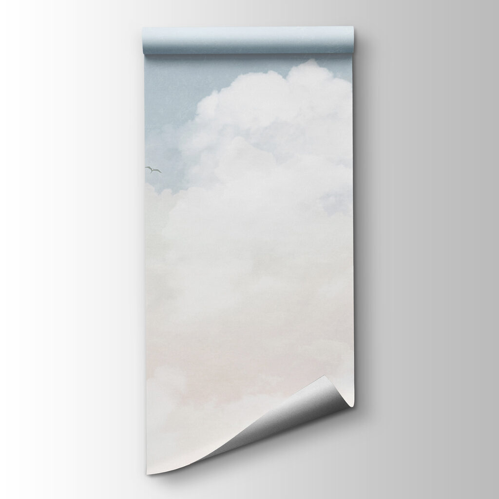Een blauwe lucht met wolken — productweergave