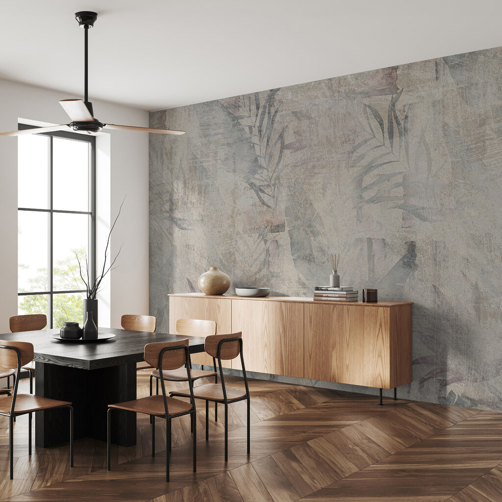 Takken op verweerde pleistertinten — interieur 1