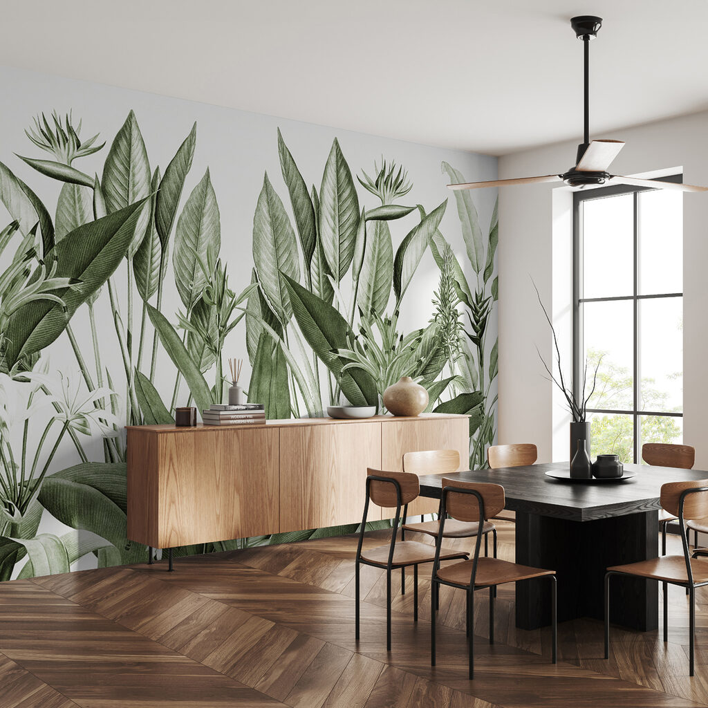 Weelderig groen met delicate details — interieur 3