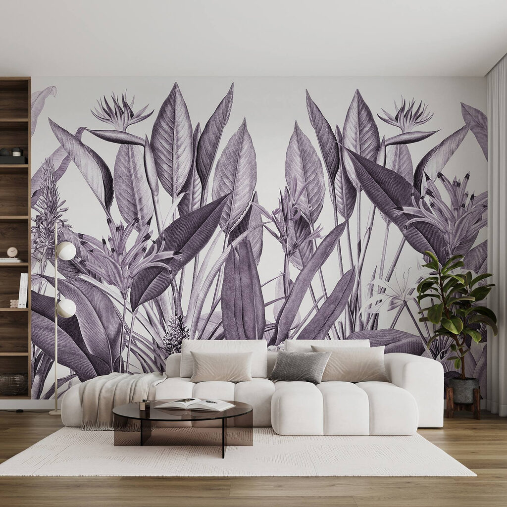 Elegant gebladerte in gedempte tinten — interieur 3