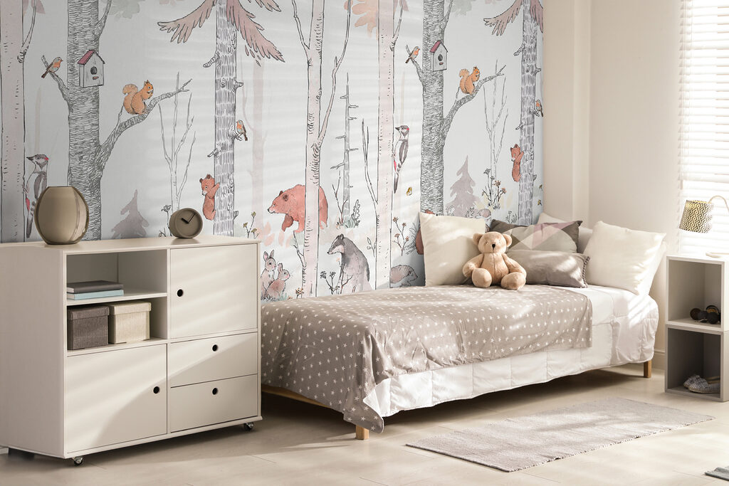 Bosvriendjes tussen witte stammen — interieur 3