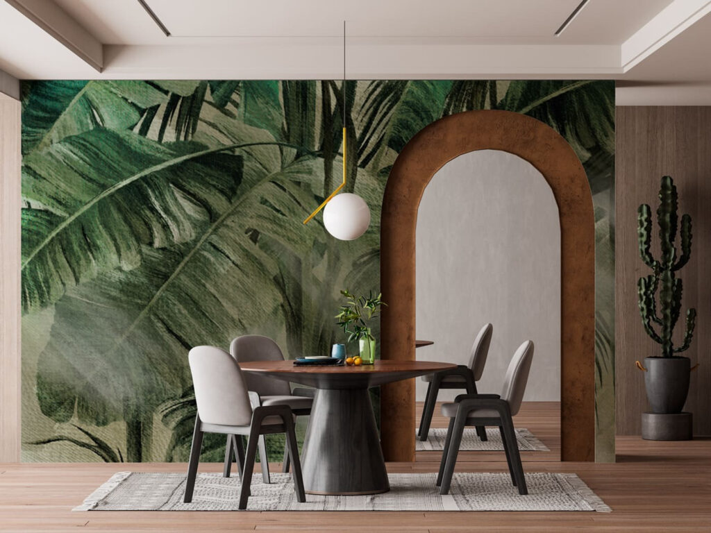 Zacht licht tussen junglebladeren — interieur 3