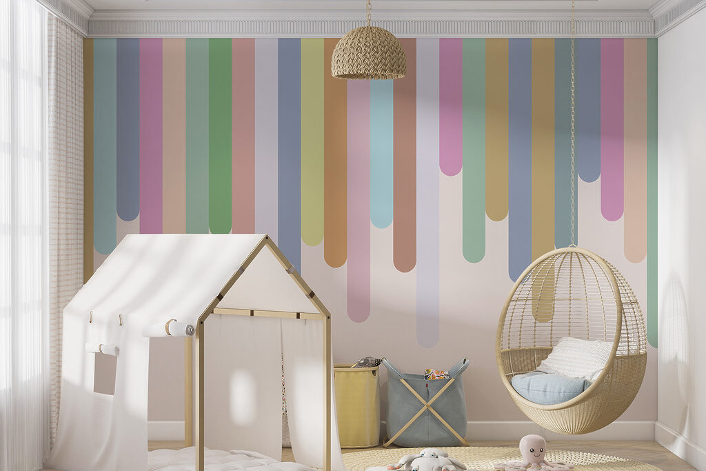 Pastelbanen met ronde uiteinden — interieur 3