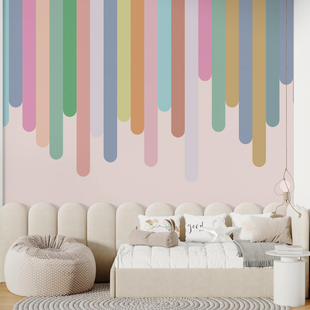Pastelbanen met ronde uiteinden — interieur 2