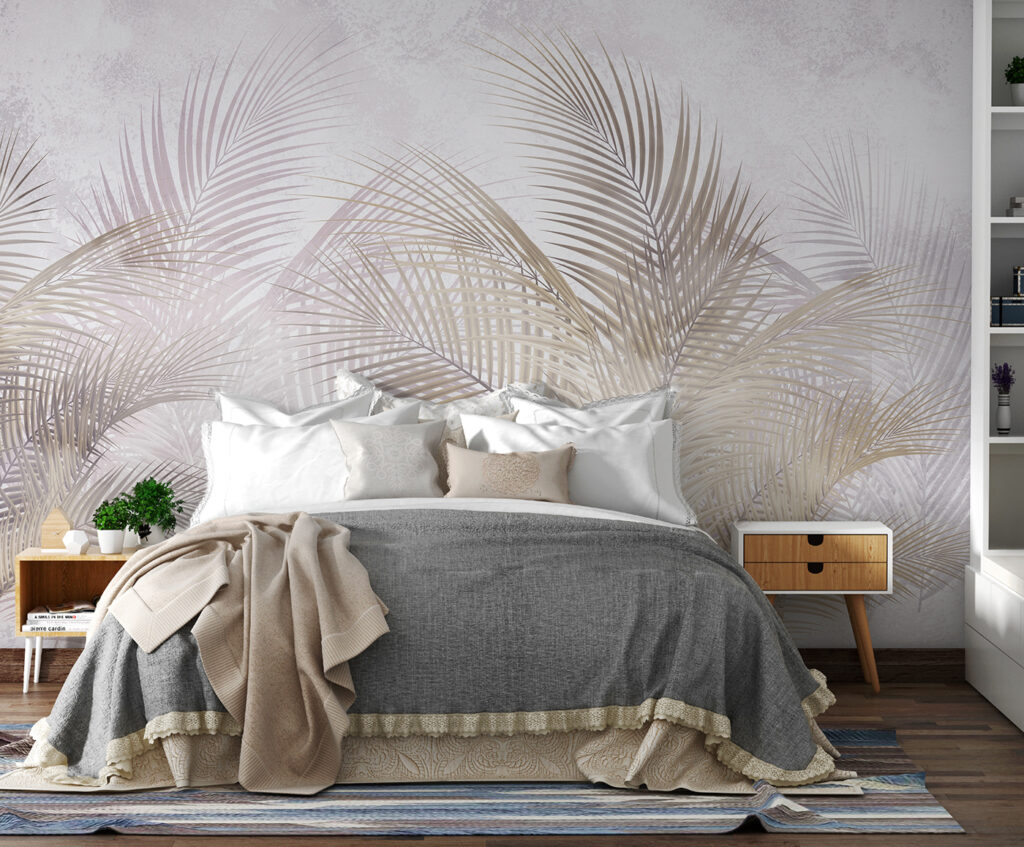 Groep palmbladeren — interieur 2