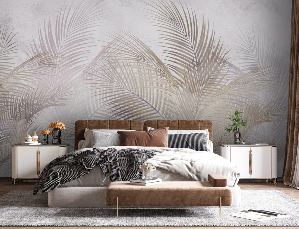 Groep palmbladeren — interieur 4