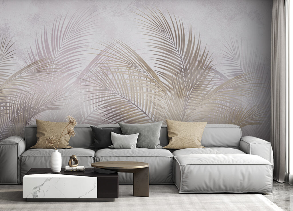Groep palmbladeren — interieur 5