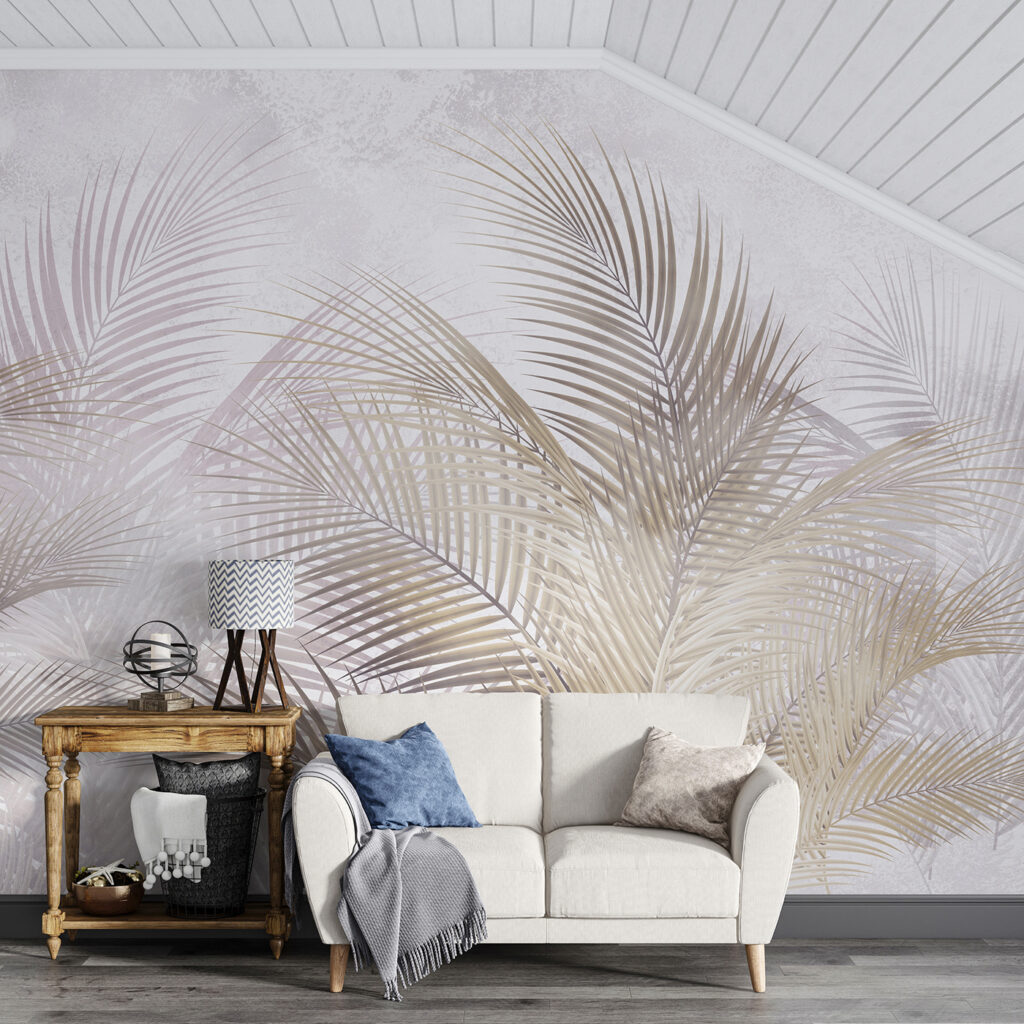 Groep palmbladeren — interieur 6