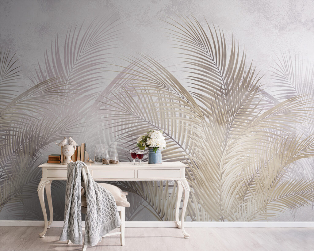 Groep palmbladeren — interieur 7