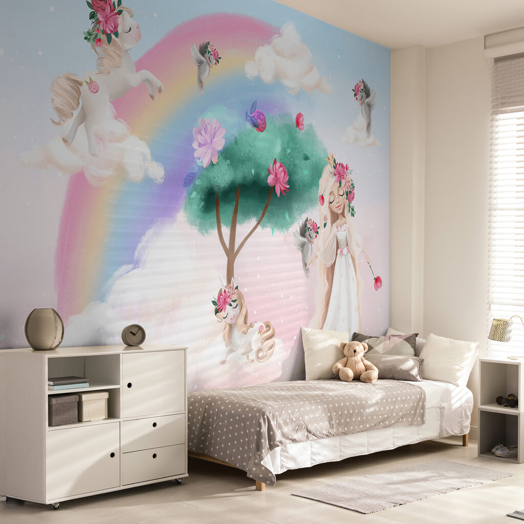 Prinses onder een regenboogboom — interieur 5