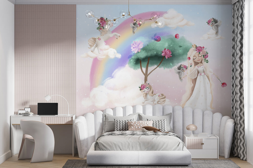 Prinses onder een regenboogboom — interieur 6