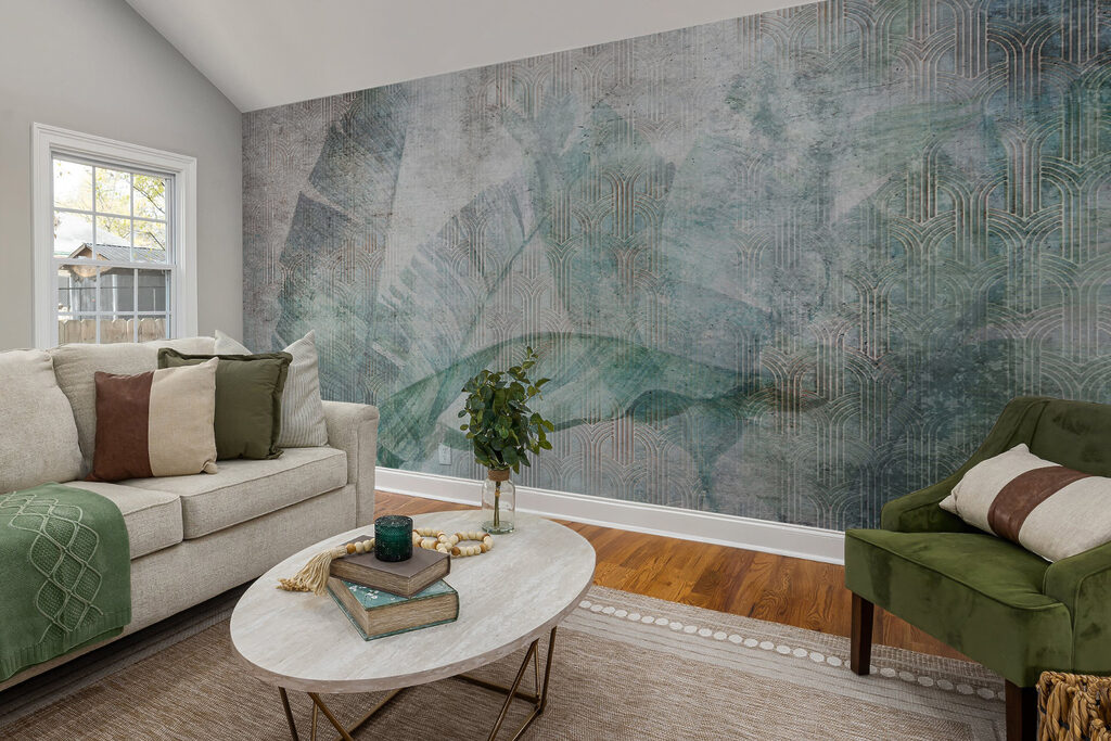 Op de natuur geïnspireerd abstract ontwerp met verschillende lagen — interieur 4