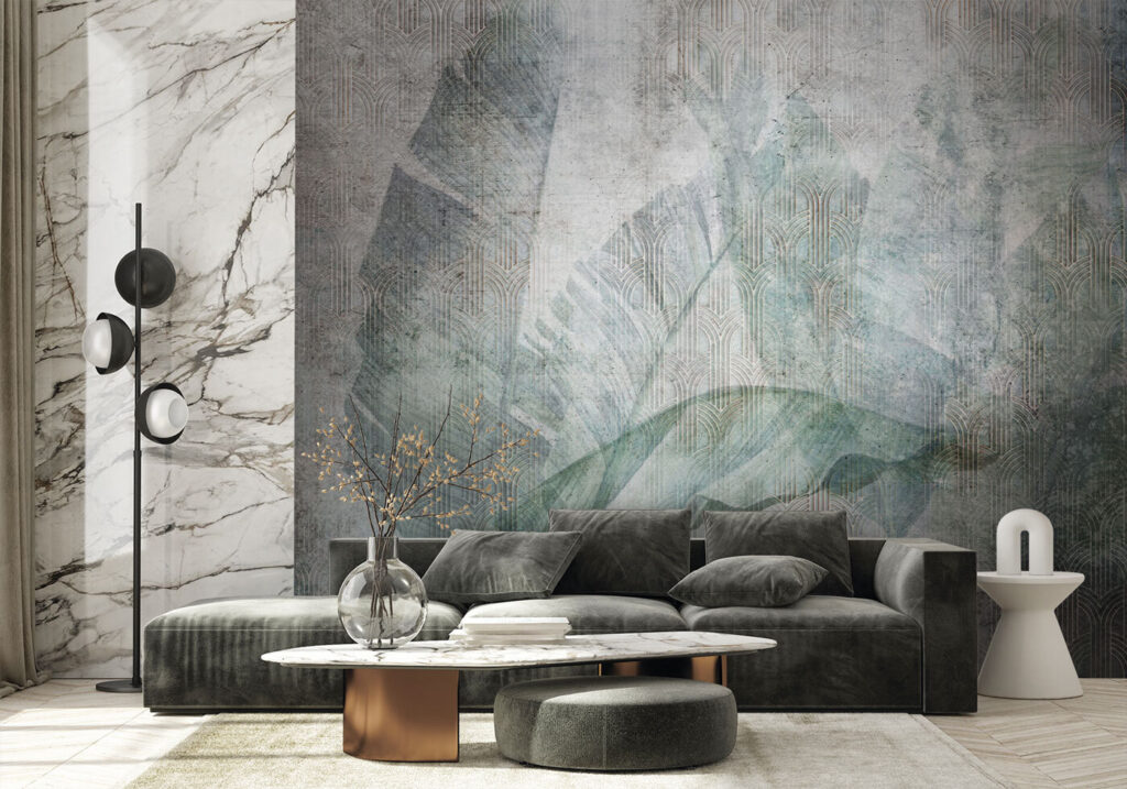 Op de natuur geïnspireerd abstract ontwerp met verschillende lagen — interieur 2