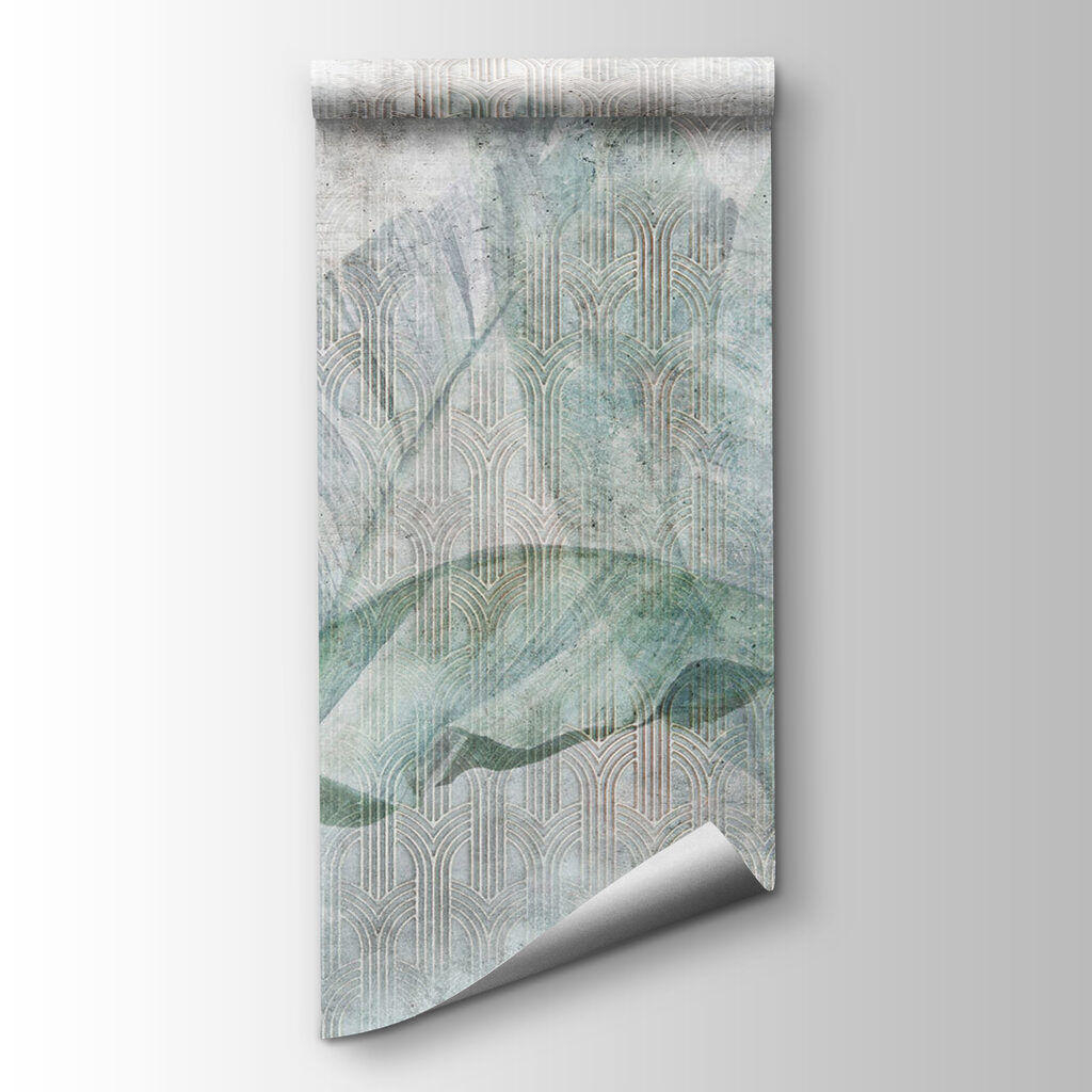 Op de natuur geïnspireerd abstract ontwerp met verschillende lagen — productweergave