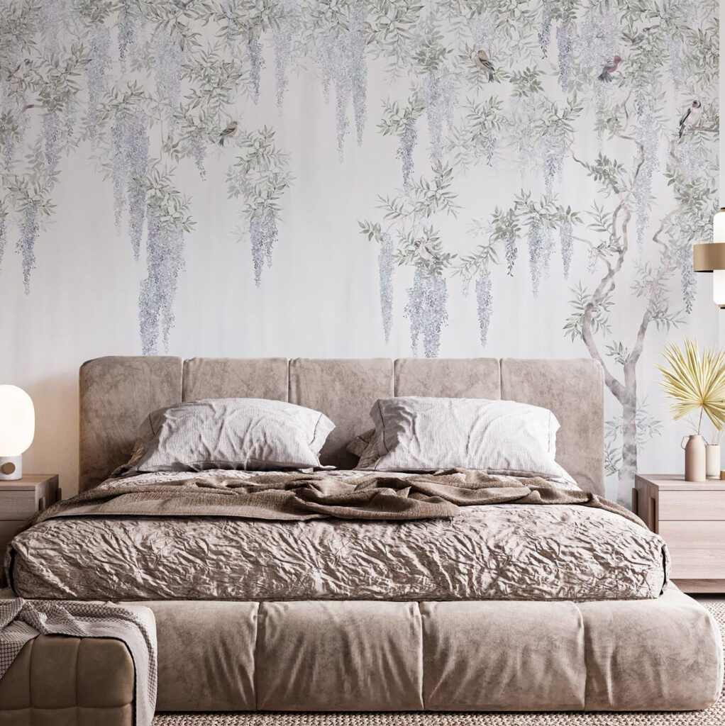 Zilveren bloemensluier — interieur 2