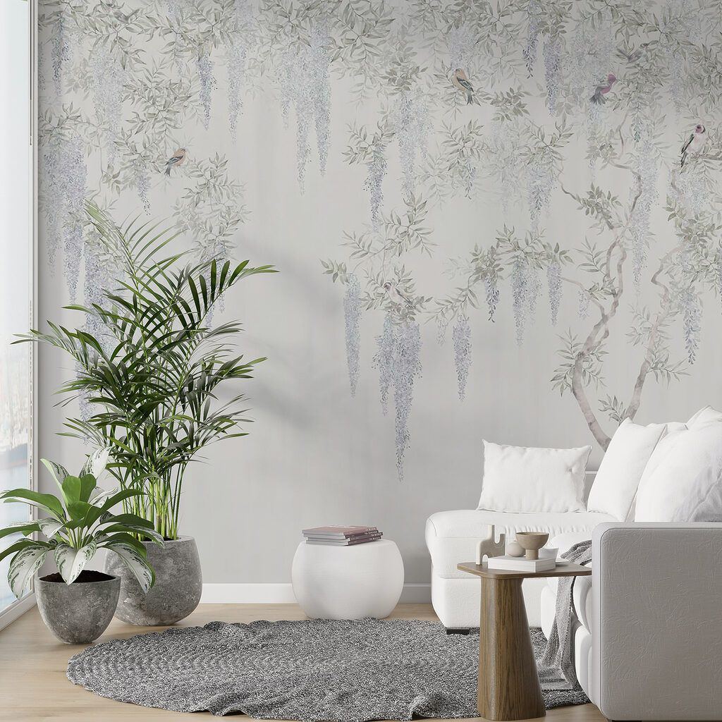 Zilveren bloemensluier — interieur 4