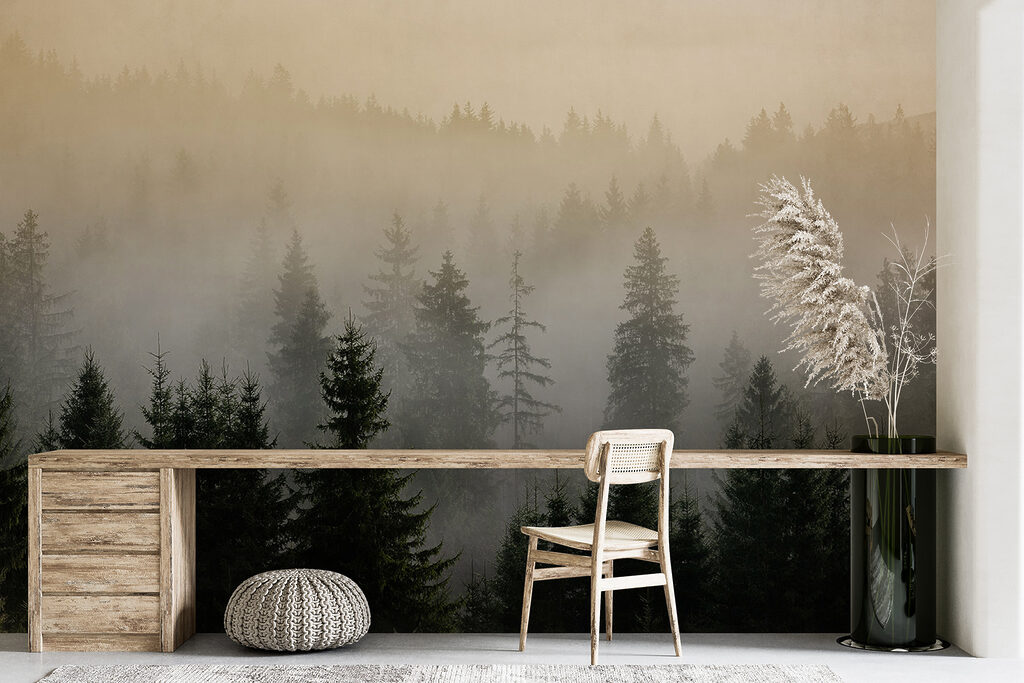 Bos onder warm ochtendlicht — interieur 5