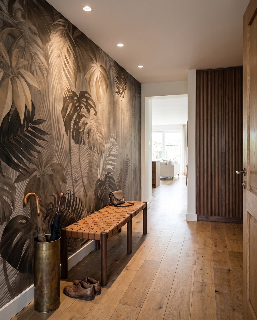 Bladeren in bruine schaduwen — interieur 5