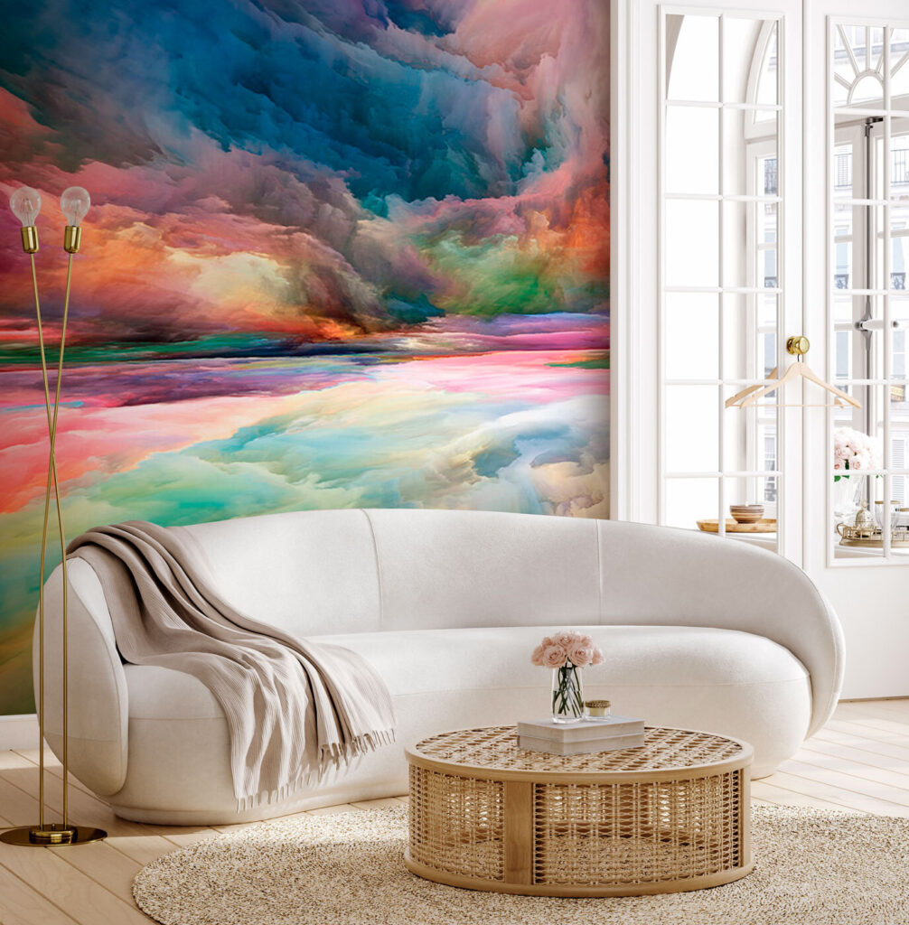Kleurenzee onder wervelende wolken — interieur 2