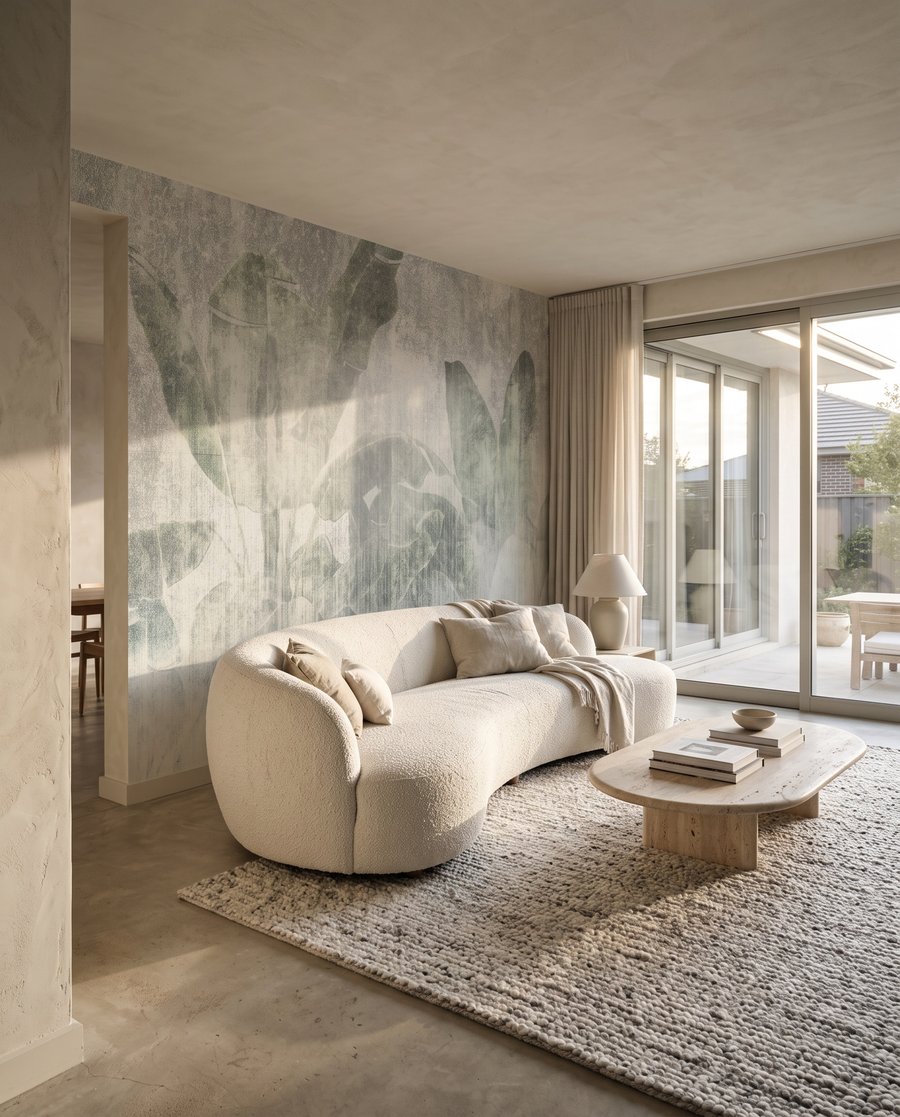 Zachte bladeren in gedempte tinten — interieur 4